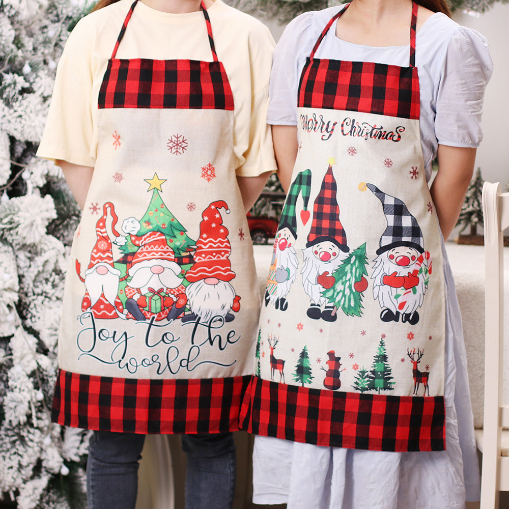 Christmas chef apron