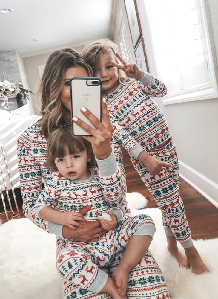 Holly Christmas Matching Pajamas Set