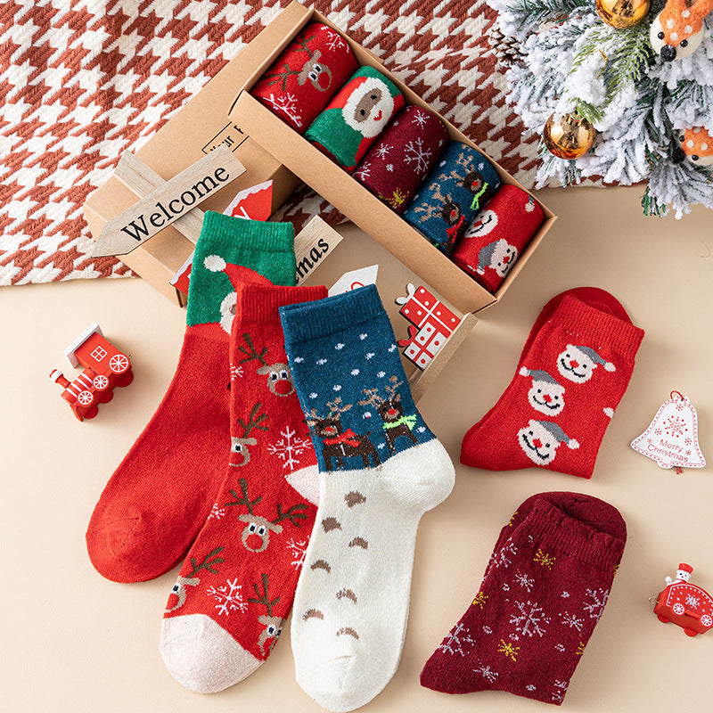 Boxed Christmas Stockings 10xpairs