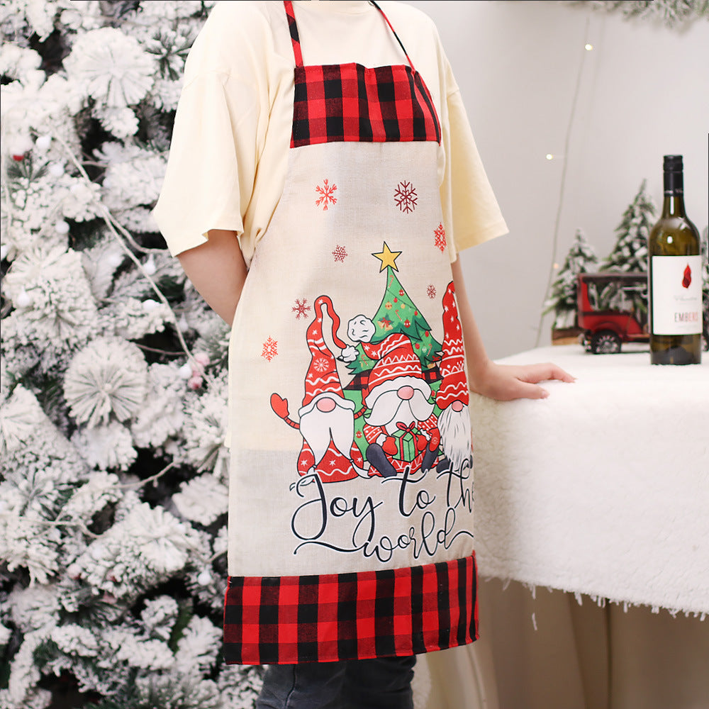 Christmas chef apron