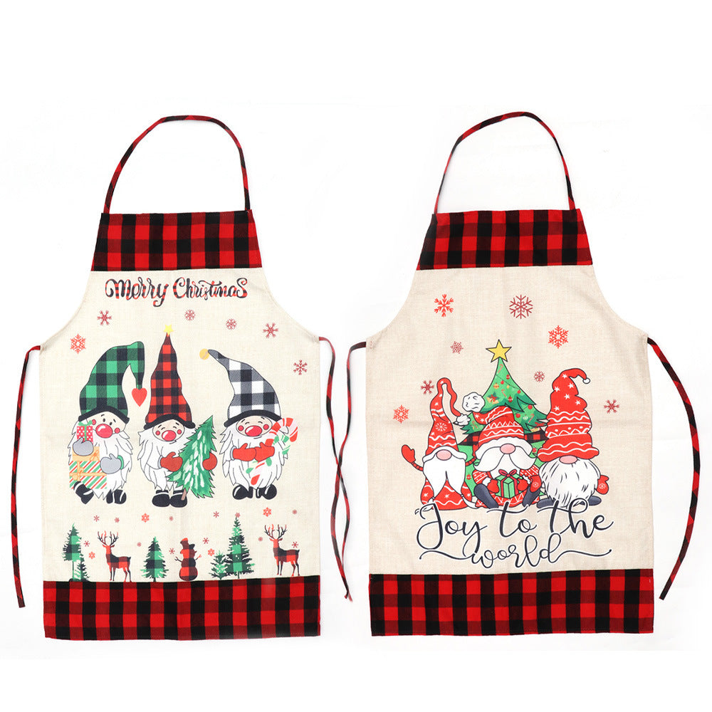 Christmas chef apron