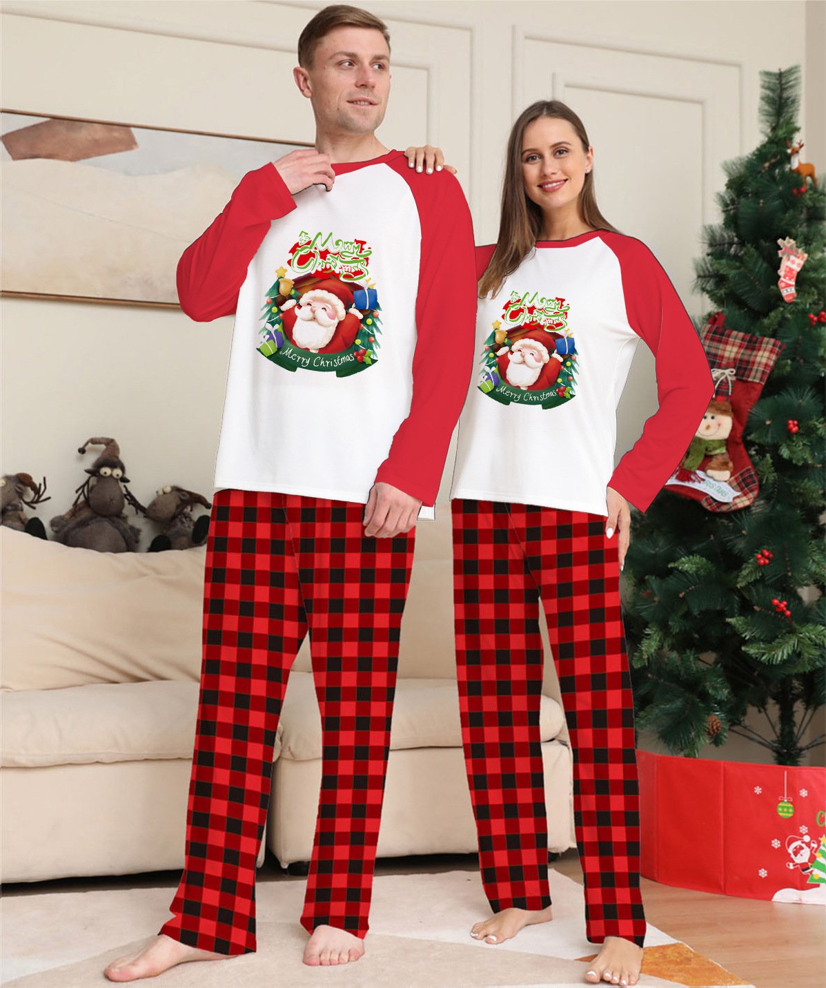 Santa Family Matching Pajamas