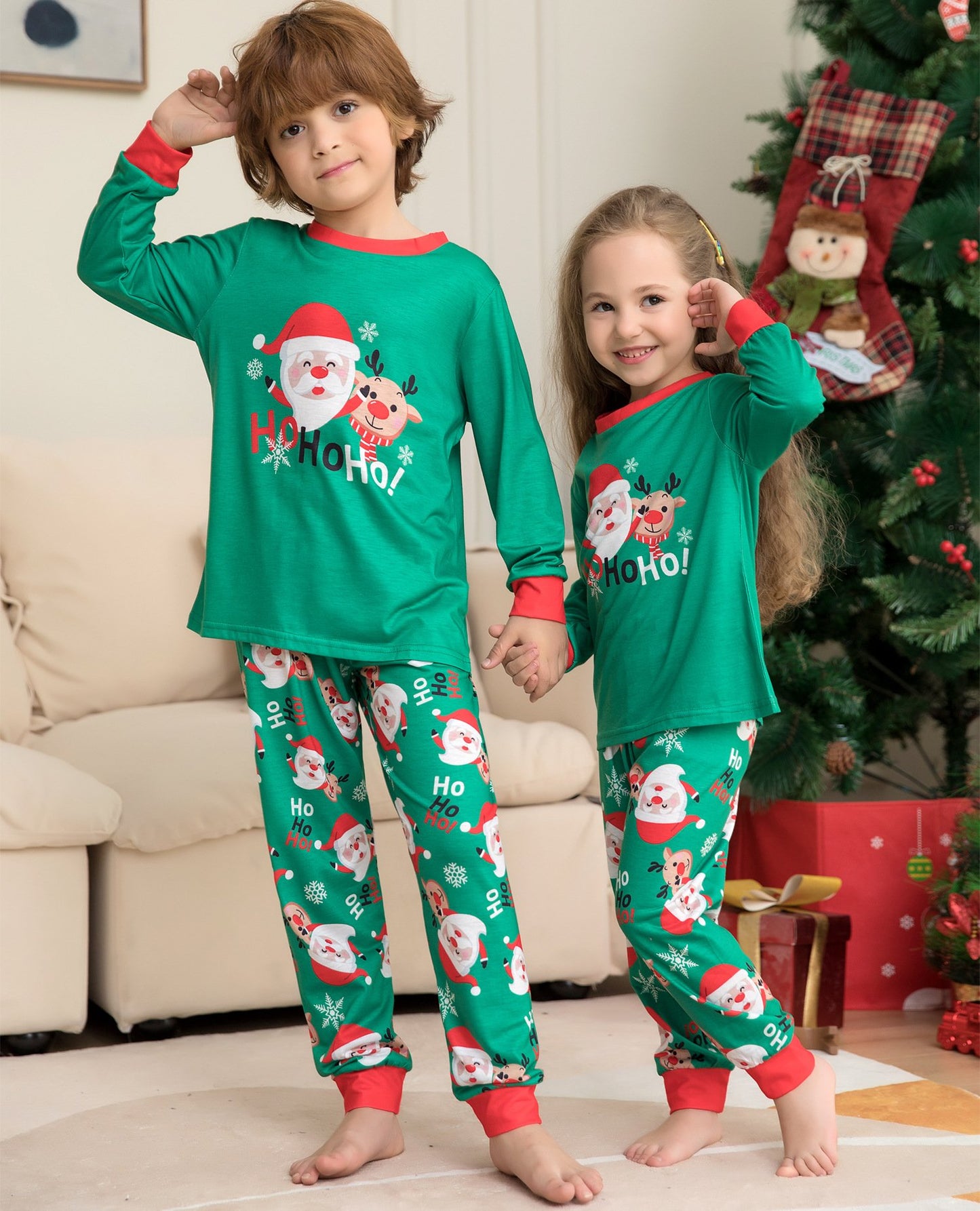 Ho Ho Ho Santa Pajama Set