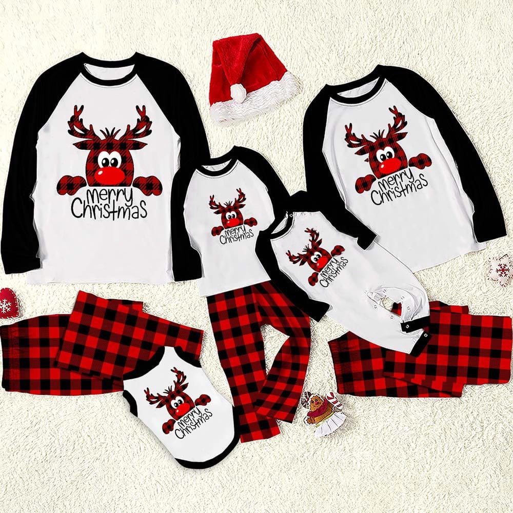 Merry Reindeer Family Pajamas