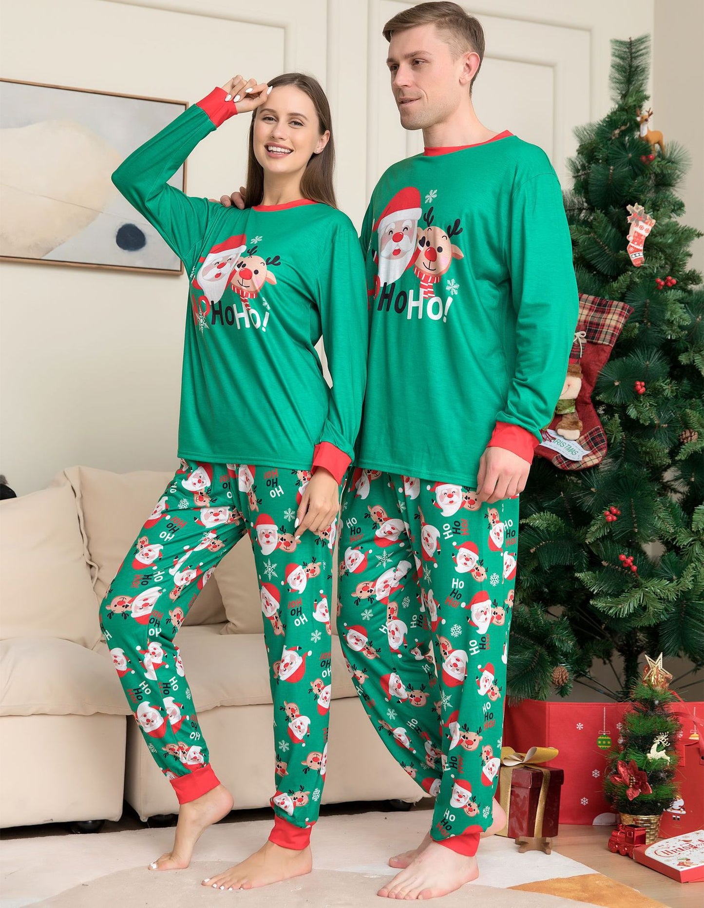 Ho Ho Ho Santa Pajama Set
