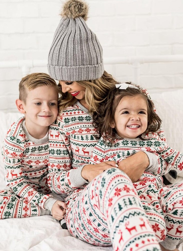 Holly Christmas Matching Pajamas Set