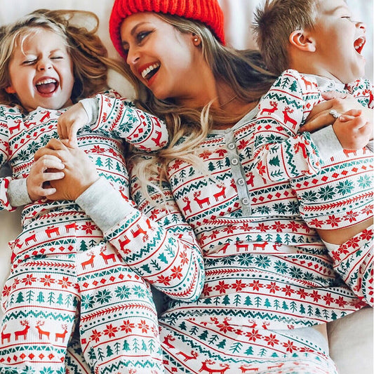 Holly Christmas Matching Pajamas Set