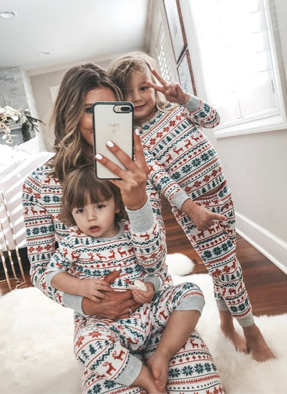 Holly Christmas Matching Pajamas Set