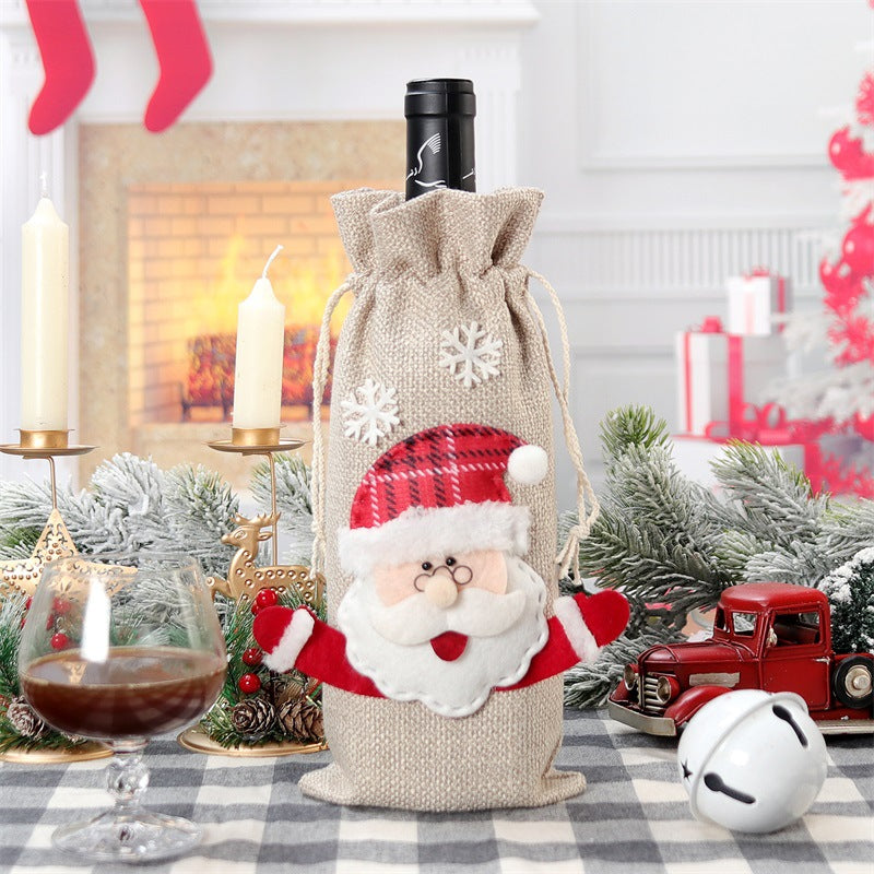 Christmas Bottle Cover Holiday Decorations