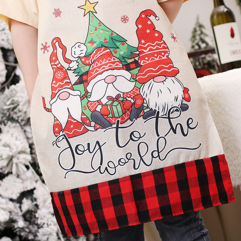 Christmas chef apron