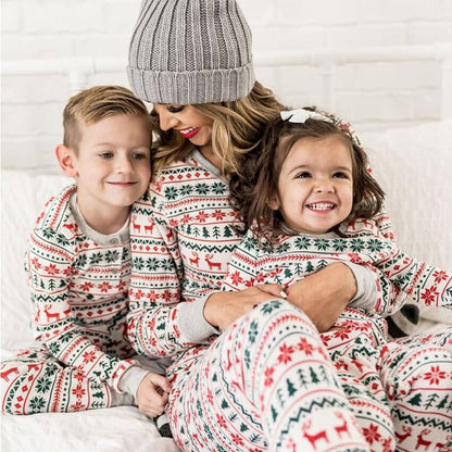 Holly Christmas Matching Pajamas Set