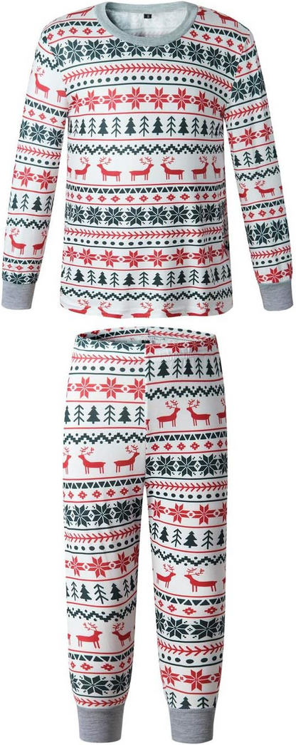 Holly Christmas Matching Pajamas Set
